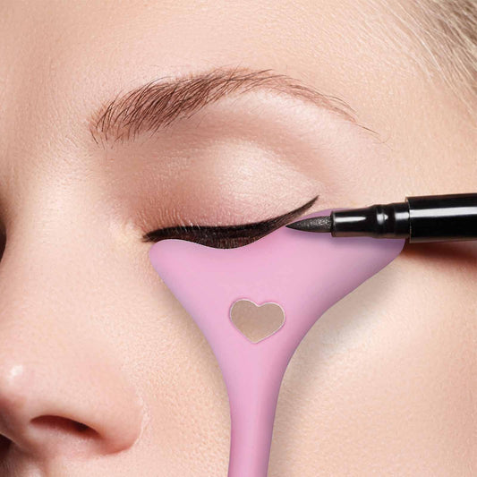 Winged Eyeliner and Lip Make Up Stencil Tool